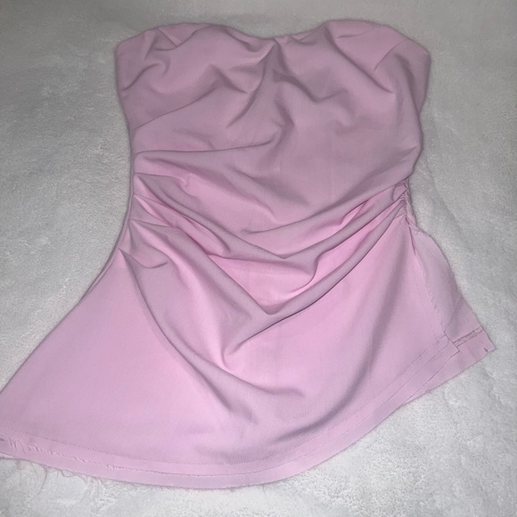 AKIRA Tops - Akira Pink Strapless Top